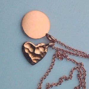 COPY -ROSE GOLD HEART NECKLACE